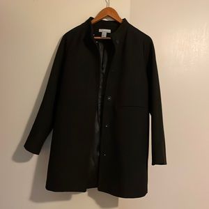 Black H&M coat size 6